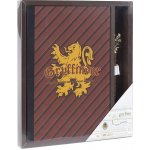 CurePink Poznámkový blok s propiskou Harry Potter Nebelvír A5 14,8 x 21 cm [2700000461] – Zboží Dáma