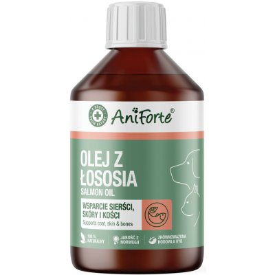 Aniforte Salmon oil doplňky stravy pro psy a kočky 250 ml – Hledejceny.cz