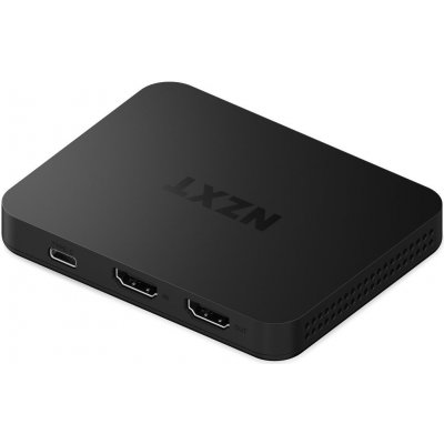 NZXT Signal HD60 Záznamové zařízení, externí, nahrávání až 1080p při 60fps, 2x HDMI, 1x USB 3.0 typ C, UVC, černé ST-EESC1-WW – Hledejceny.cz