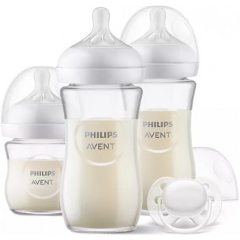 Philips Avent Breast Pumps a kojenecká láhev 125 ml a kojenecká láhev 260 ml a jednorázové vložky do podprsenky 6 ks a pouzdro a VIA pohárek s víčkem 3 ks