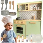KIK KX4625 Dřevěná kuchyňka MDF Mint pro děti – Sleviste.cz