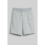 Gant TEPLÁKOVÉ SHIELD SWEATshorts šedá – Zboží Dáma