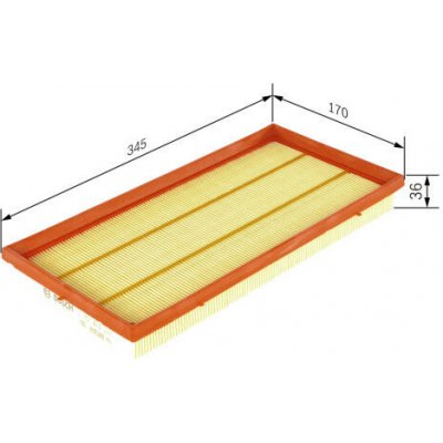 Vzduchový filtr BOSCH 1 457 433 272 – Hledejceny.cz