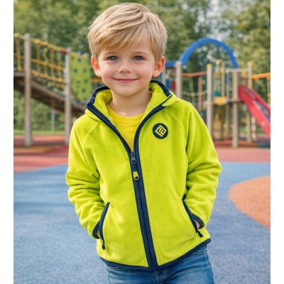 Pidilidi PD1119-19 dětská mikina propínací fleezová zelená – Zboží Dáma