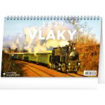 NOTIQUE stolní Vlaky 23,1 × 14,5 cm 2027 – Sleviste.cz