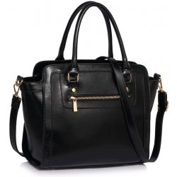 LS Fashion dámská černá kabelka LSE00255B black