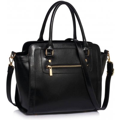 LS Fashion dámská černá kabelka LSE00255B black – Zboží Mobilmania