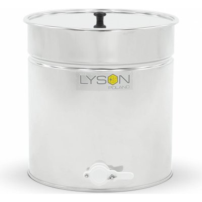 LYSON Nádoba stáčecí a čeřící nerezová 50 l, plastový kohout 6/4, (FI 400, H 440) OPTIMA LINE – Zboží Dáma