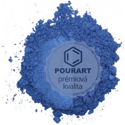 PourArt Metalický prášek DK4524 Solid Admiral Blue 10 g – Sleviste.cz