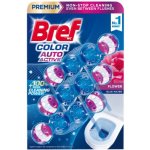 Bref Color Auto Active Flower tuhý WC blok 3 x 50 g – Zboží Mobilmania