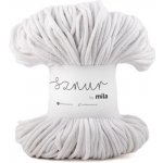 MILA Bavlněná šňůra Glitter 3mm - Bílá perlová/PG101 – Zboží Dáma