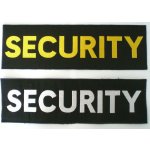 Nášivka SECURITY 100x360 mm suchý zip Barva: Bílá – Zboží Dáma