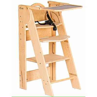 Ourbaby Montessori Učicí věž Children's dining chair and kitchen helper 2in1 – Zboží Dáma