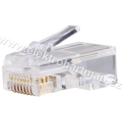 EMOS Konektor pro UTP kabel (drát), bílý 1821000500 – Zbozi.Blesk.cz