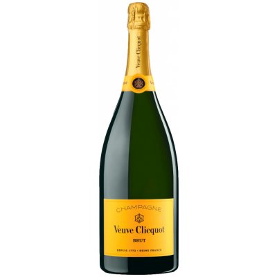 Veuve Clicquot Yellow Label Brut 12% 1,5 l (holá láhev) – Sleviste.cz