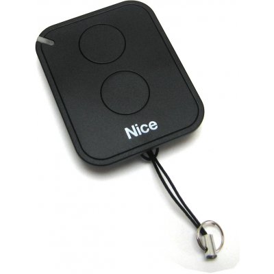NICE S.p.A. 2-kanálový černý radiový ovladač FLO2RE s plovoucím kódem – Sleviste.cz