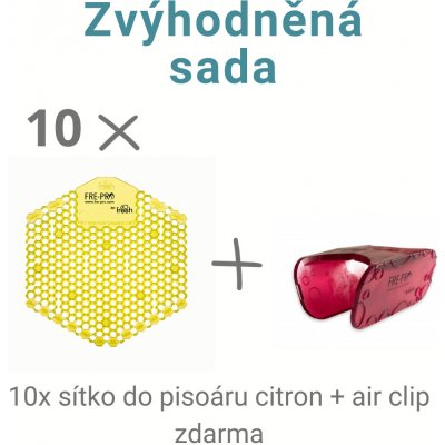 Fre Pro Pisoárové sítko Wave 3D Citrus Žlutá – Zboží Dáma