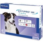 Virbac Effipro DUO Dog M 10-20kg 134/40 mg 4x1,34ml – Zboží Mobilmania
