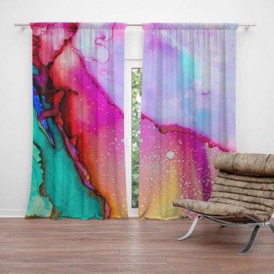 Sablio Závěs Barvičky: 2ks 140x250cm – Hledejceny.cz