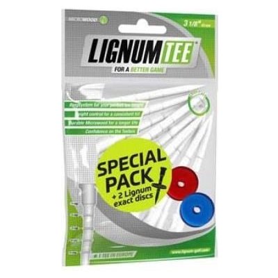 Lignum Tee + disk 82mm 10ks bílá – Sleviste.cz
