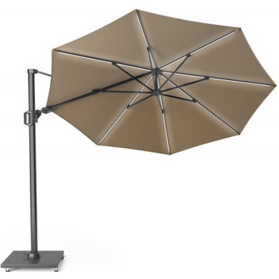 Challenger 2 LED Classic Platinum ø 350 cm, Hnědý, barva rámu Antracitová – Hledejceny.cz