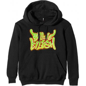 Billie Eilish Unisex Hoodie Airbrush Flames Blohsh