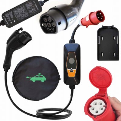 Ampere Point Přenosná 16A 11kW 6M Typ 2 Displej a Taška – Sleviste.cz