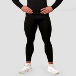 GymBeam Kompresní legíny Mid Black – Zboží Dáma