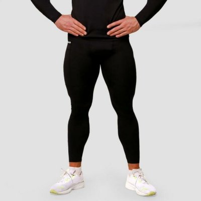 GymBeam Kompresní legíny Mid Black – Zboží Dáma