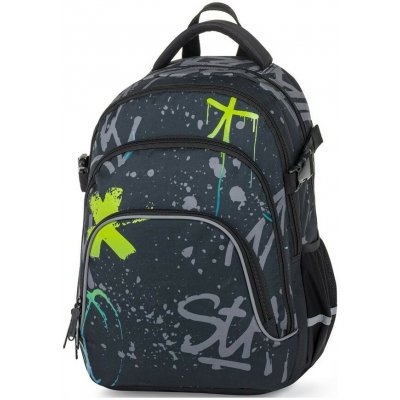 Oxybag OXY SCOOLER batoh Graffiti modrá – Zbozi.Blesk.cz
