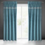 EUROFIRANY ZATEMŇOVACÍ ZÁVĚS NA PÁSCE JOVITA 140X270 CM TMAVĚTYRKYSOVÁ – Sleviste.cz