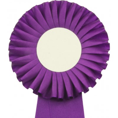 Kokarda jednořadá standard pr. 11 cm fialová – Zbozi.Blesk.cz