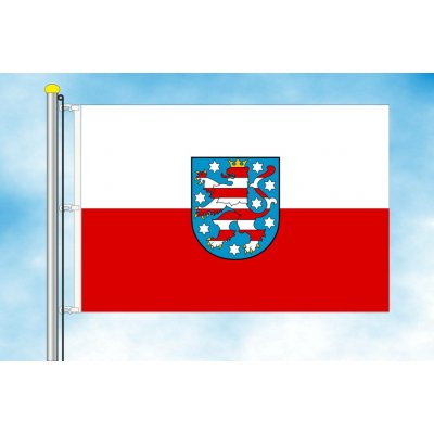 LIBEA, s.r.o. Durynsko vlajka Rozměr: 100×150 cm, Uchycení: Karabiny na stožár – Hledejceny.cz