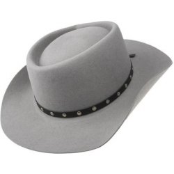 Westernový klobouk šedá Q8011 503517BF klobouk - Nejlepší Ceny.cz