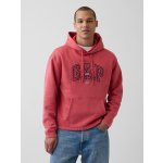 Gap Oversize mikina Americana VintageSoft unisex s logem Červená – Zboží Mobilmania
