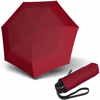 Knirps T.020 Small Manual Dark Red dámský skládací mini deštník – Zboží Mobilmania