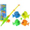 Magnetky pro děti Lean Toys Rybaření Rybářský prut 4 Ryby