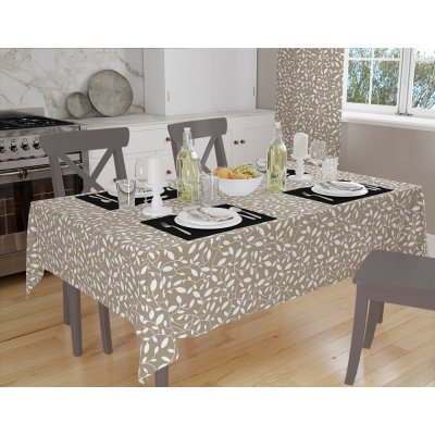 Orbytex Ubrus teflonový větvička béžová tmavá 80x80cm Čtverec – Zboží Dáma