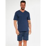 Cornette 329/249 Philip pánské pyžamo krátké modré – Zboží Dáma