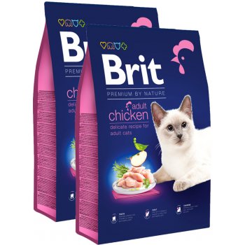 Brit Premium by Nature Cat Adult Chicken 8 kg