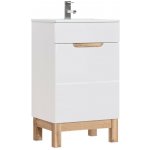 COMAD Skříňka pod umyvadlo 50cm 1 dvířka BALI bílá 5907611647493 – Hledejceny.cz
