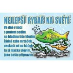 Průkaz Nejlepší rybář na světě – Hledejceny.cz