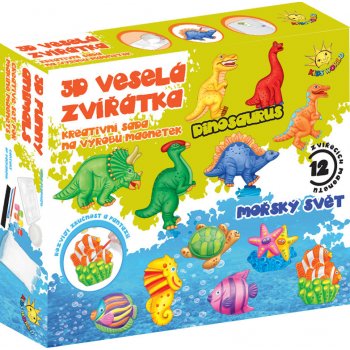 Kids World 3D výroba magnetek veselá zvířátka