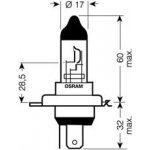 Osram Standard H4 P43t-38 12V 60/55W 64193 | Zboží Auto