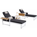 Higold NL Set zahradních lehátek York White Black HG2017100WB – Hledejceny.cz