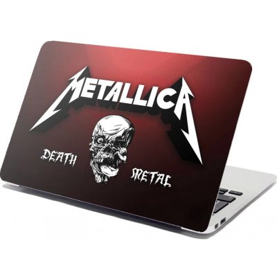 Sablio Samolepka na notebook METALLICA Death metal - 38x26 cm – Zboží Živě