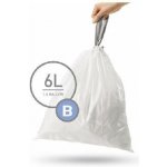 Simplehuman Sáčky 6 L typ B zatahovací 3 x 30ks 90 sáčků 15 µm CW0251 – Sleviste.cz