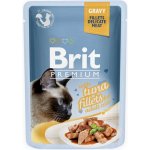 Brit wet Premium Cat Delicate Fillets in Gravy with Tuna 85 g – Sleviste.cz