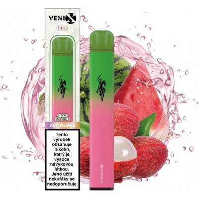 Venix Pro Litchi Melon 18 mg 700 potáhnutí 1 ks