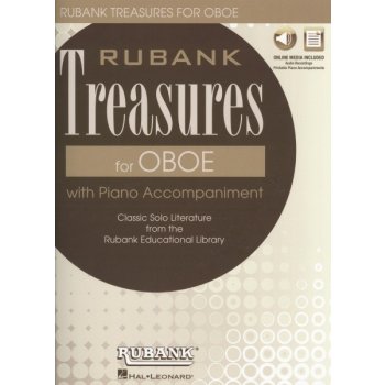 Rubank Treasures for Oboe: Book with Online Audio Stream or Download Voxman H.Paperback